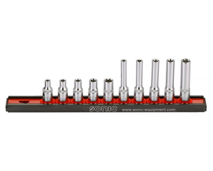 Doppenassortiment-Torx-1/4-"-10-delig