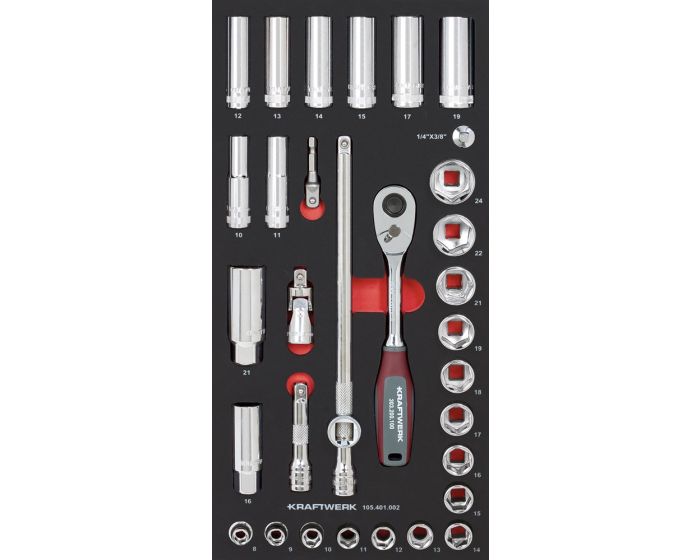 Doppenassortiment-met-ratel-3/8-"-32-delig