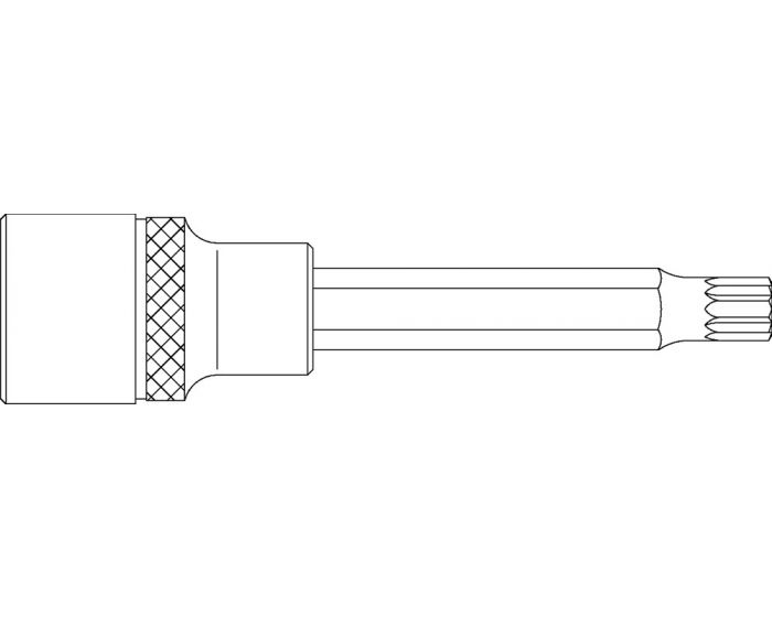 Bitdop-veeltand-lang-3/8-"-M9